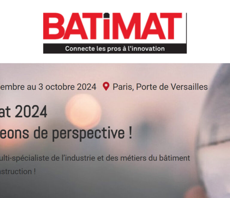 Article sur l'édition 2024 du salon Batimat